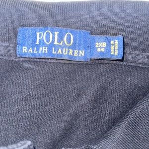 Polo Ralph Lauren black polo shirt size 2XB BIG used